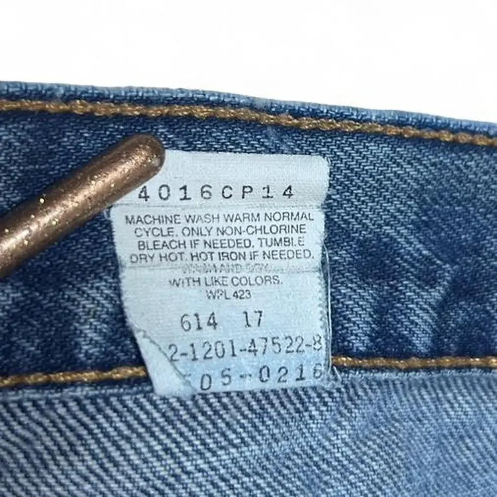 Levi’s Jeans 505 Red Tab Vintage 90s Faded Medium Wash Denim Pants 32”